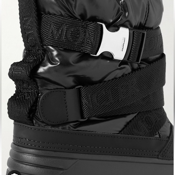 MONCLER, Summus Webbing-Trimmed Nylon and Rubber Snow Boots, Size 40 - Picture 2 of 11
